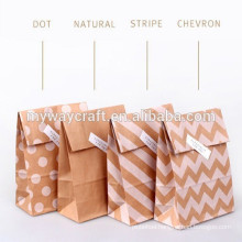 Wholesale party paper bag gift reusable paper bag for flour packaging